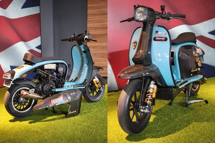 Penantang Baru Matic Drag Scomadi Technica, Bodi Karbon Mesinnya Bikin Pusing